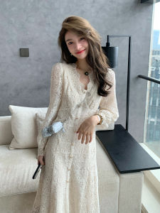 DENGLIULIU | Slimming Lace White Dress