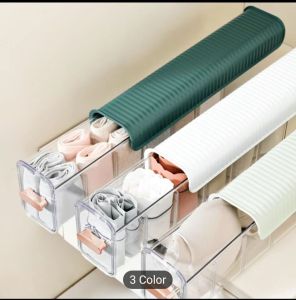 Punch-Free Multi-functional Storage Box Clear Wall Mounted Drawer Organizer