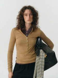 SHEITAOZI | Henry Neck Slim Fitting Knitwear