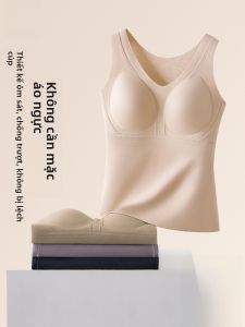 MiiOW | Áo len lót lông cừu dày cho nữ Áo khoác ngoài mùa thu đông Áo khoác ngoài đơn màu cổ chữ V MiiOW Cat Person Warm Silk Wool Vest