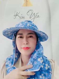 MŨ NÓN CHỐNG NẮNG VẢI TÔN 2 MẶT DÀY 3 LỚP CHỐNG NẮNG TIA UV BẢO VỆ DA TRÁNH SẠM NÁM DA kim yến mẹ và bé