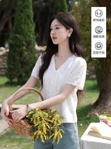 Áo Sơ Mi Phong Cách Pháp Cho Nữ