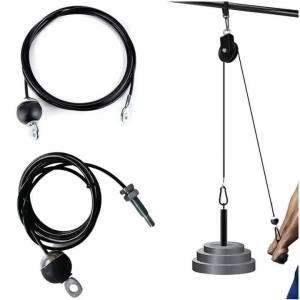 2m/2.5m/3m High Strength Fitness Pulley Cable For Home Gym Pulley System Spare Cable Durable Home Gym Accessory