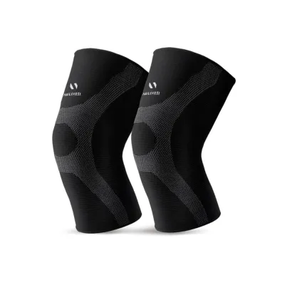 1Pair Plus Size Knee Brace Support Knee Compression Sleeve for Arthritis ACLMeniscus Tear Knee Pain Relief & Injury Recovery