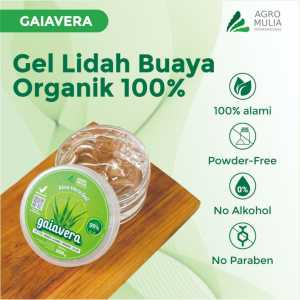 Gel Lidah Buaya Halal BPOM untuk Wajah dan Rambut 100% Organik Aloe Vera Asli dari Pelepah Lidah Buaya Segar 200g 200ml