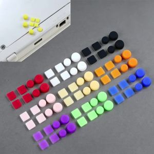 JCD | 1Set Upper and Lower Screw Rubber Feet Cover For 3DSXL/3DSLL Screw Dust Plug Cover Rubber Plug