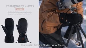 PGYTECH Photography Gloves Fingerless / Professional / Master Leather Non-slip Wear-resistant Comfortable Breathable
