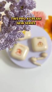 SUTU Headphone Kartun - TWS Headphone Bluetooth Nirkabel Kontrol Sentuh Headphone Olahraga Bass Stereo 9D