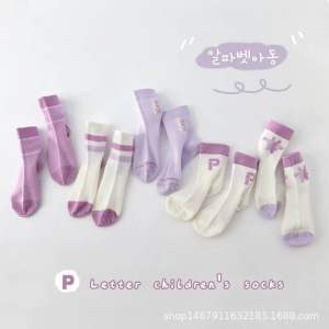 5 Pairs New Korean Style Infant To Child Breathable Socks 新款韩版婴儿儿童透气袜子