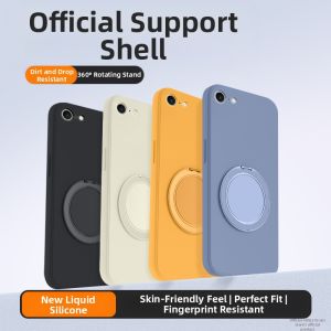 DAOWAIREN | Magnetic Drop-proof Silicone Case with Stand for iPhone SE 2nd/3rd