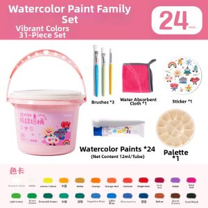 deli | Childrens Watercolor Paint Set High Aesthetic DIY Art Supplies