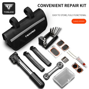 TOSUOD Bicycle Repair Tools KitMultifunction Bike Accessories with Pump WrenchPortable Motorcycle Universal Repair Tool Set