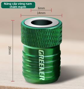 Greener | Đầu Vít Chống Trượt Từ Tính Cao Đèn/Đầu Bằng