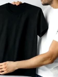 Trendy BROOKLYN Print Motorcycle T-shirt Casual Trendy Tshirts For Summer Comfortable Short Sleeve Tops