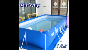 CS Mall : Ori BESTWAY INTEX (56401/56403/5644/56405) Steel Pro Frame Family Pool Kids Large Outdoor Water Swimming Pool Ori BESTWAY INTEX  Kolam Renang Dewasa / Kolam Ikan / Renang Akuarium Bingkai Keluli Adult Large Size Swimming Pool 超大充气游泳池