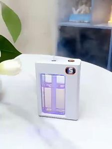 Type C Rechargeable Fragrance Diffuser Night Light Humidifier Free Wall mounted hook