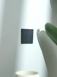 CHNT | Matte Thin Texture Five-hole Socket Panel 86 Type 16A Yellow