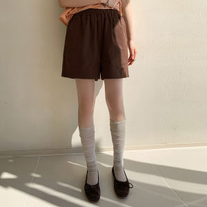 Mixd | Slim High Waist Straight Trousers Leisure Pants