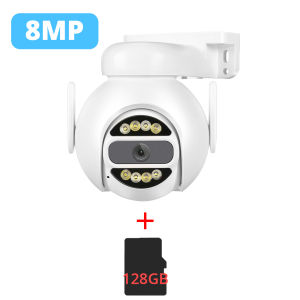 Camera IP PTZ WiFi 4K 8MP Camera Giám Sát An Ninh CCTV 5MP 4MP Với Tầm Nhìn Ban Đêm Màu Sắc Zoom Kỹ Thuật Số Sử Dụng Trong Nhà Và Ngoài Trời