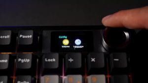 AULA | AULA F108 Pro Wireless Mechanical Gaming Keyboard Tri Mode TFT Smart Display Multi-Knob RGB Esports Custom Keyboard for Gamer