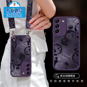 Gradient Dora a Dream Phone Case New S22 Ultra Crossbody Strap S21 plus Trendy Brand S20 Creative S20 FE Protective Cover Note20