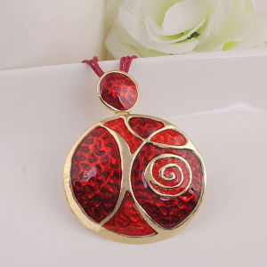 Womens Enamel Pendant Necklace Steampunk Style Party Jewelry