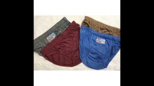 1 LUSIN | Celana Dalam Pinggang Karet Dewasa KENSINI / Bahan Super Lembut Dan Nyaman Warna Polos
