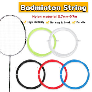 Badminton String Durable Nylon Badminton Racket String Badminton Racket Repair 9.7m