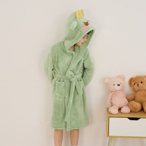 YINGXIAOYA | Quick-Dry Warm Bathrobe for Children 100% Towel Material