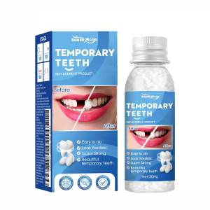 South Moon ฟันที่ขึ้นรูปได้ เรซิ่นกาวแข็งช่องว่ างฟันปลอมกาวแข็ง เรซิ่นกาวแข็งช่องว่