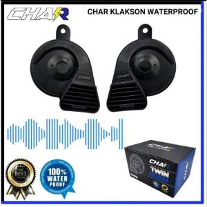 Klakson keong CHAR universal motor klakson suara mobil waterproof