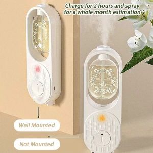 Automatic Aroma Diffuser Fragrant Air Freshener with Essential Oil / Penyegar Aroma Automatik Penyegar Udara Wangi dengan Minyak Pati / 自动火焰香薰机(一机一精油)