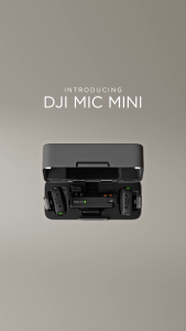 DJI Mic Mini - Ultralight Discreet Microphone | 11.5h Operating Time | High-Quality Audio | Active Noise Canceling