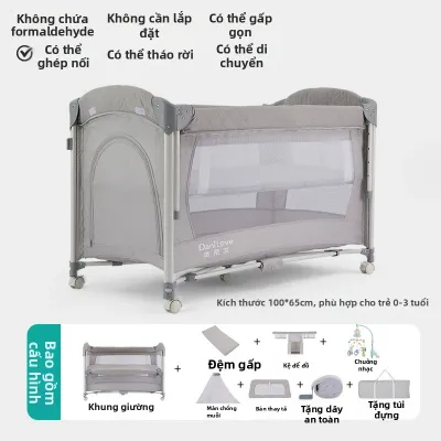 Cũi Đa Năng Gấp Gọn Di Động