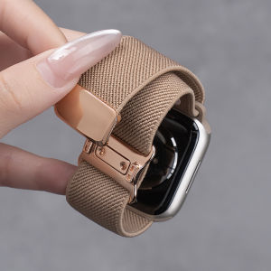 CRAFTSMAN DAI | Red Breathable Nylon Sport Band for Apple Watch Magnetic