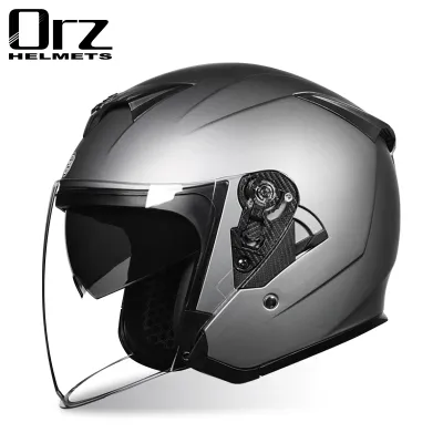 ORZ | Retro Bluetooth Semi-Helmet Dual Visor Unisex 3C