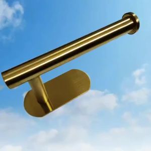 Modern Toilet Paper Holder Kitchen Supplies Bathroom Accessories No Punching Wall Mounted Toilet Paper Holder Rustproof