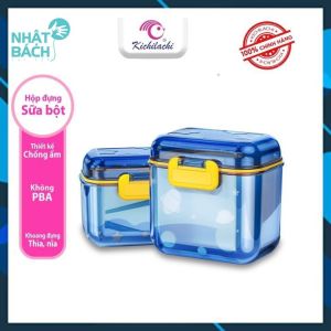 Hộp Đựng Sữa Cho Bé KICHI 360ML - 480ML Hộp Đựng Sữa Bột Kèm Thìa Gạt Tiện Dụng