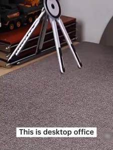 DANYCASE | Portable Magnetic Phone Holder & Selfie Stick 3-in-1 Foldable Tripod Stand Aluminum for iPhone iPad Tablet Laptop Desktop Use