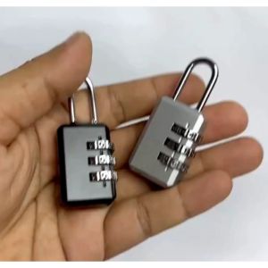 Gembok Koper Travel Mini Anti Maling Kunci 3 Digit Perlengkapan Haji dan Umroh Milah Store