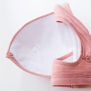 Plus Size Bra Menyusu Baby Bayi Front Open Button FIX PAD Cotton Breastfeeding Nursing Maternity Pregnant Sleep Bra Mother Breastfeeding Bra Women Maternity Nursing Bra