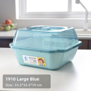 Plastic Kitchen Drain Rack Double Layer Multipurpose