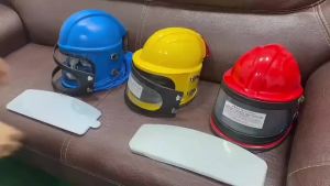Protective sandblasting helmet high-quality ABS dust mask sandblasting protector with temperature adjustment device