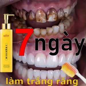 Kem đánh răng làm trắng răng Taurine loại bỏ cao răng giảm vàng răng loại bỏ hôi miệng loại bỏ mảng bám vi khuẩn trên răng phục hồi nướu hư tổn