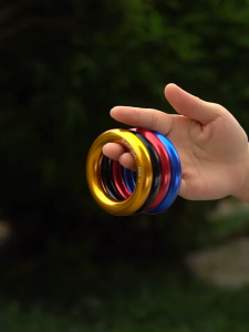 Xinda Multi-purpose Ring Aluminum Alloy 22KN Tree Climbing Rock Climbing Adventure Red/Blue/Gold/Black/Green