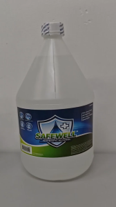SAFEWELL Isopropyl Alcohol 70% Solution Large Container for Sanitizing and Disinfecting