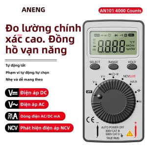 ANENG | ANENG AN101 Mini Digital Multimeter Chuyên Nghiệp Vôn Kế Ampe Kế Có Còi NCV Phát Hiện Điện Áp Thợ Điện Công Cụ Sửa Chữa