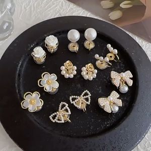 ร้านไทย ต่างหูหนีบ ตุ้มหูหนีบ ไม่ต้องเจาะ พร้อมส่ง