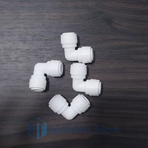 Sambungan Konektor Elbow Selang Dispenser Galon Bawah 3/8