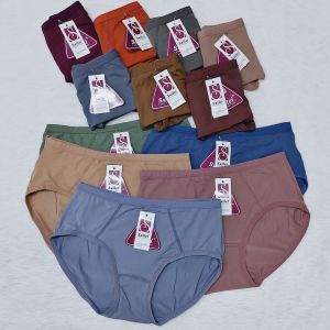 🇲🇾 [3 Pcs] Ladies Panties Mix Cotton Women Hip Panties Soft Cotton 5790 Seluar Dalam Wanita Angkat Pinggul Kain Lembut Selesa Underwear